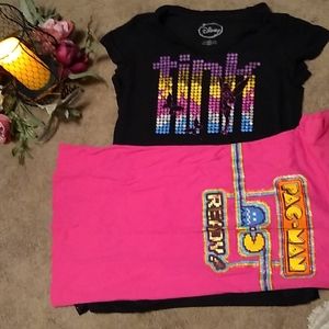 Disney Night shirt and Pac man nightshirt